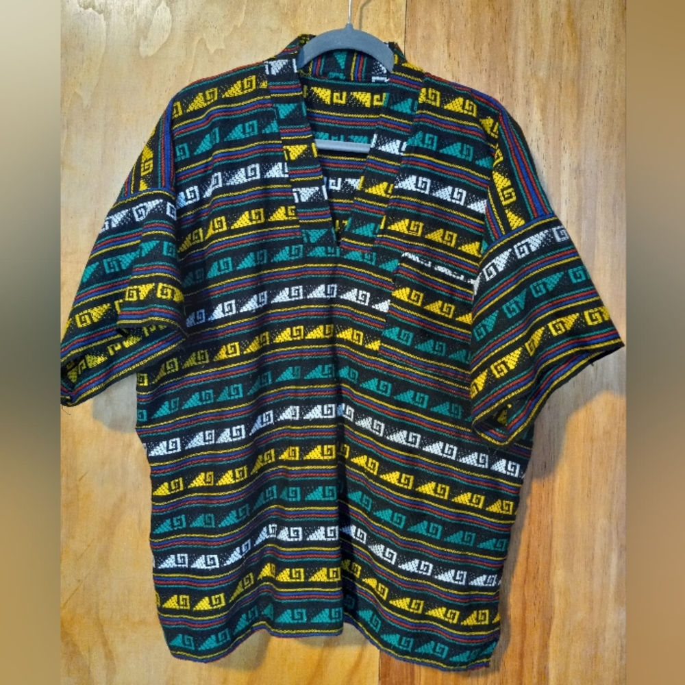 Vintage Men's Traditional Mexican Shirt